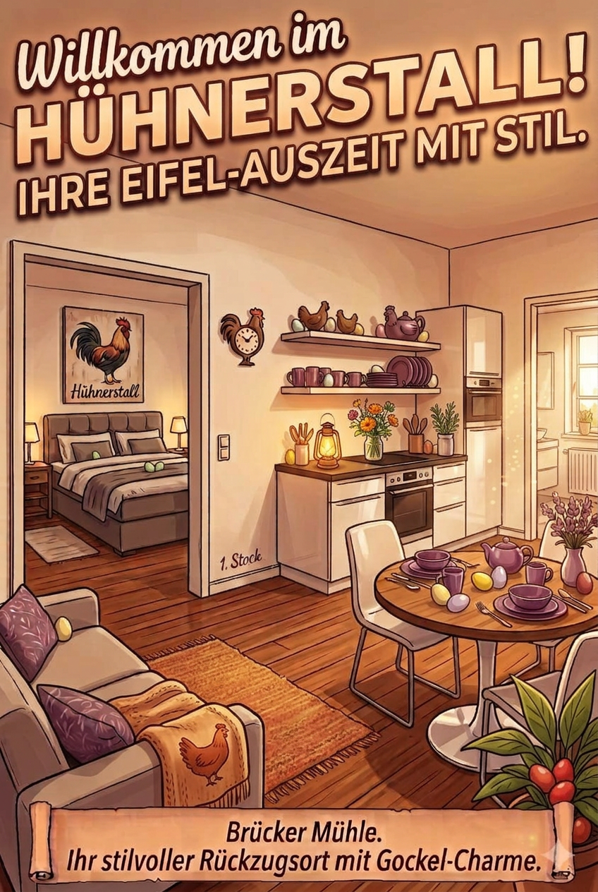 Illustration der Ferienwohnung Hühnerstall